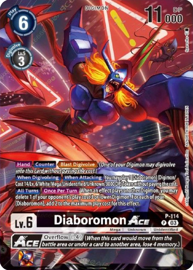 Diaboromon Ace [P-114] (Tamer Goods Set Diaboromon) [Promotional Cards] | Play N Trade Winnipeg