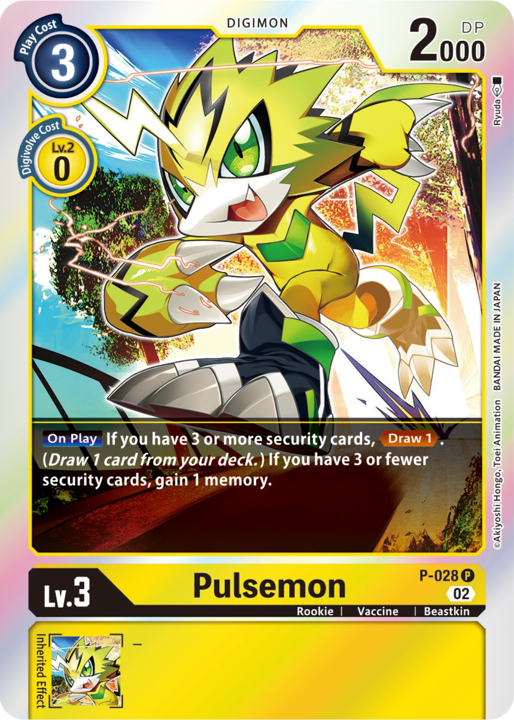 Pulsemon [P-028] (Resurgence Booster Reprint) [Promotional Cards] | Play N Trade Winnipeg