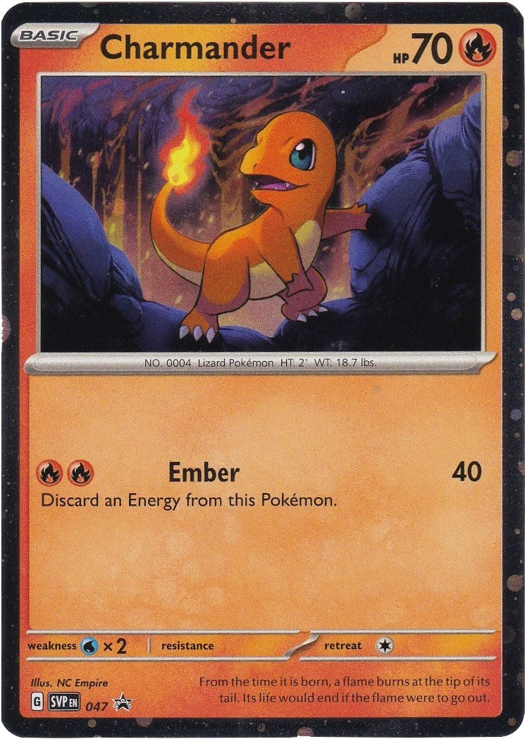 Charmander (047) (Cosmos Holo) [Scarlet & Violet: Black Star Promos] | Play N Trade Winnipeg