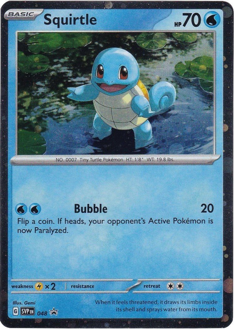 Squirtle (048) (Cosmos Holo) [Scarlet & Violet: Black Star Promos] | Play N Trade Winnipeg