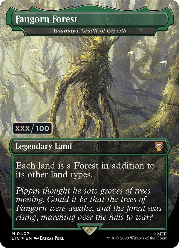 Fangorn Forest - Yavimaya, Cradle of Growth (Serialized) [The Lord of the Rings: Tales of Middle-Earth Commander] | Play N Trade Winnipeg