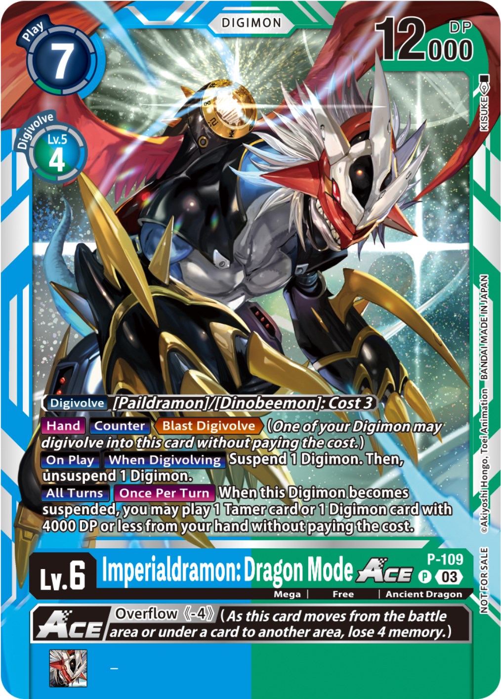 Imperialdramon: Dragon Mode Ace [P-109 ] (NYCC 2023 Demo Deck) [Promotional Cards] | Play N Trade Winnipeg