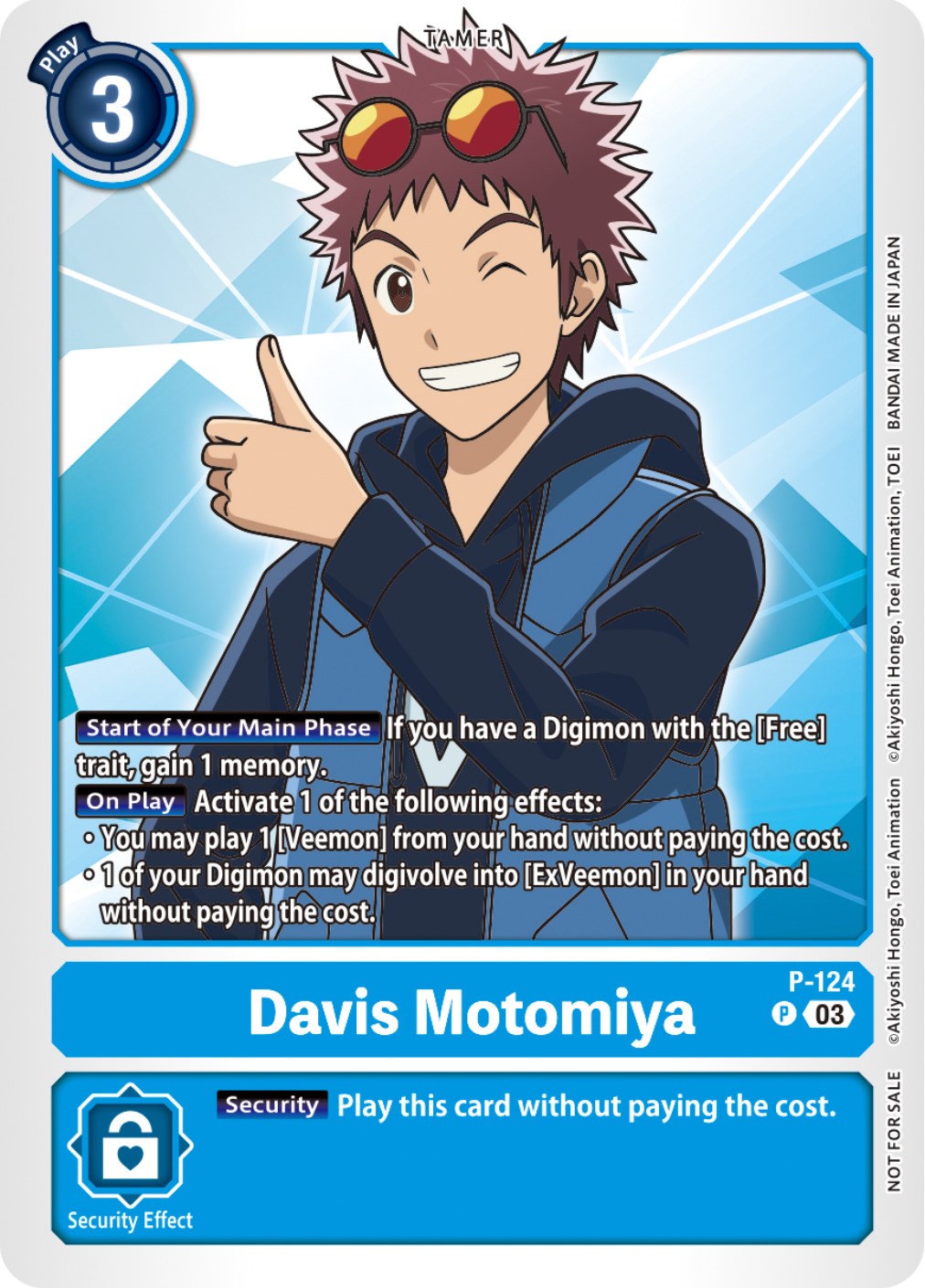 Davis Motomiya [P-124] (NYCC 2023 Demo Deck) [Promotional Cards] | Play N Trade Winnipeg