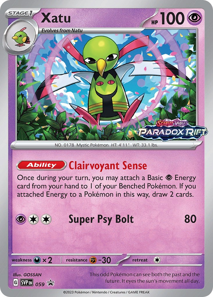 Xatu (059) [Scarlet & Violet: Black Star Promos] | Play N Trade Winnipeg