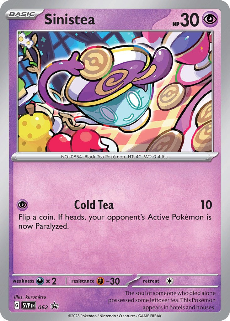 Sinistea (062) [Scarlet & Violet: Black Star Promos] | Play N Trade Winnipeg