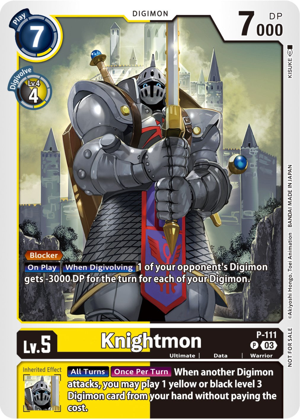 Knightmon [P-111] (3rd Anniversary Survey Pack) [Promotional Cards] | Play N Trade Winnipeg