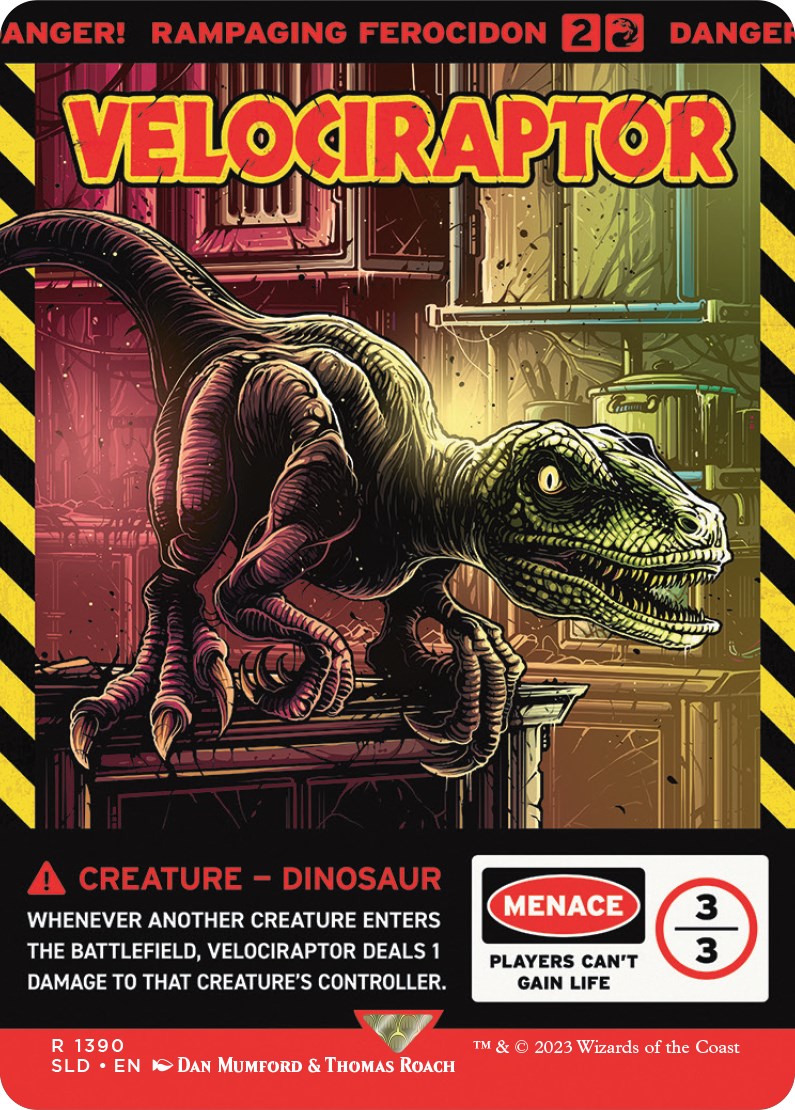 Velociraptor - Rampaging Ferocidon [Secret Lair Drop Series] | Play N Trade Winnipeg