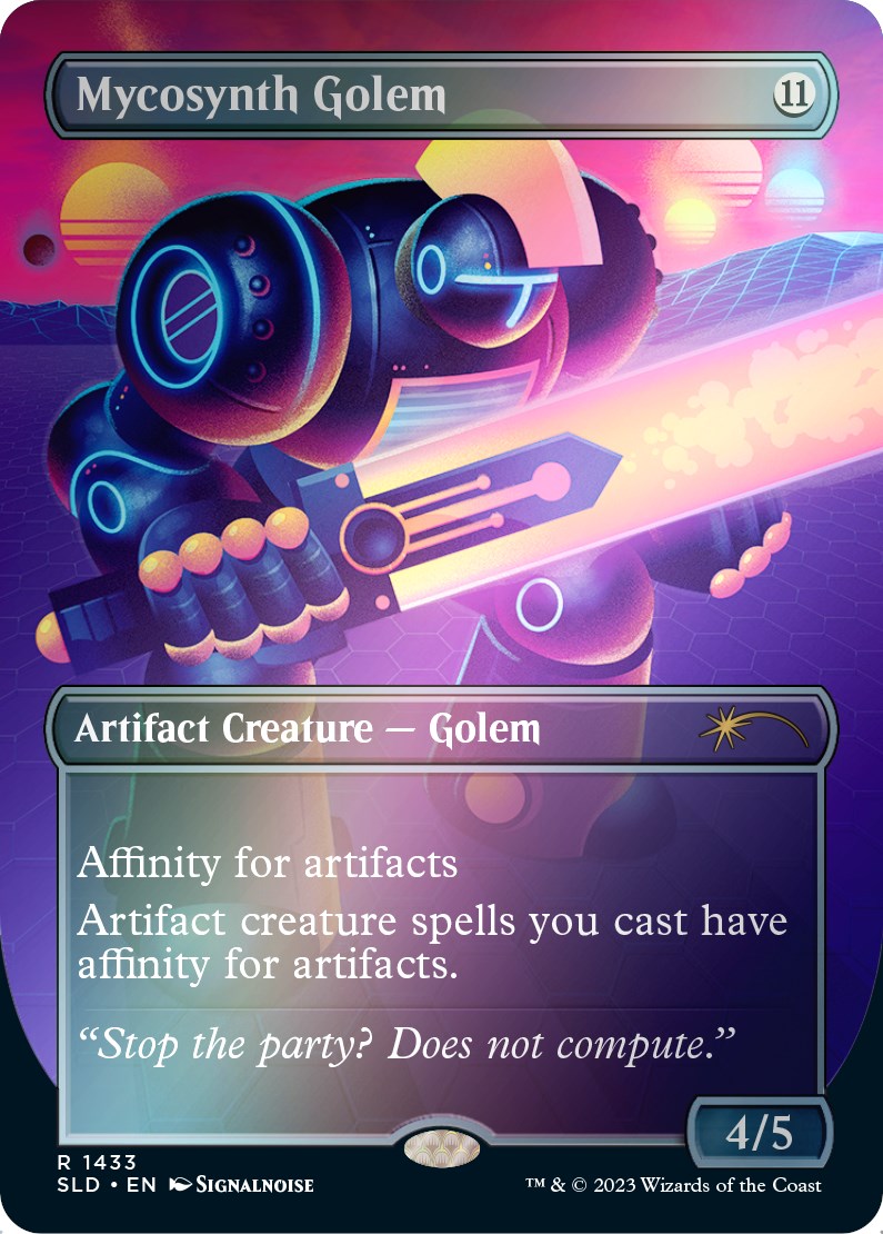 Mycosynth Golem (Rainbow Foil) [Secret Lair Drop Series] | Play N Trade Winnipeg