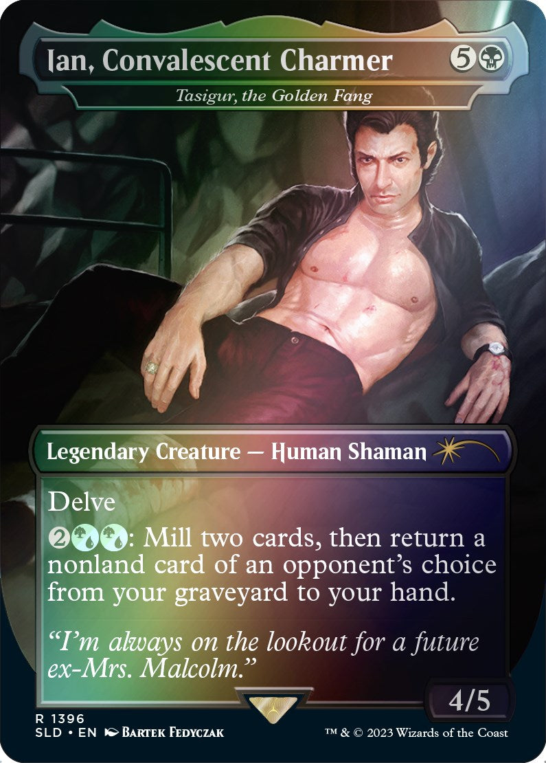 Ian, Convalescent Charmer - Tasigur, the Golden Fang (Rainbow Foil) [Secret Lair Drop Series] | Play N Trade Winnipeg