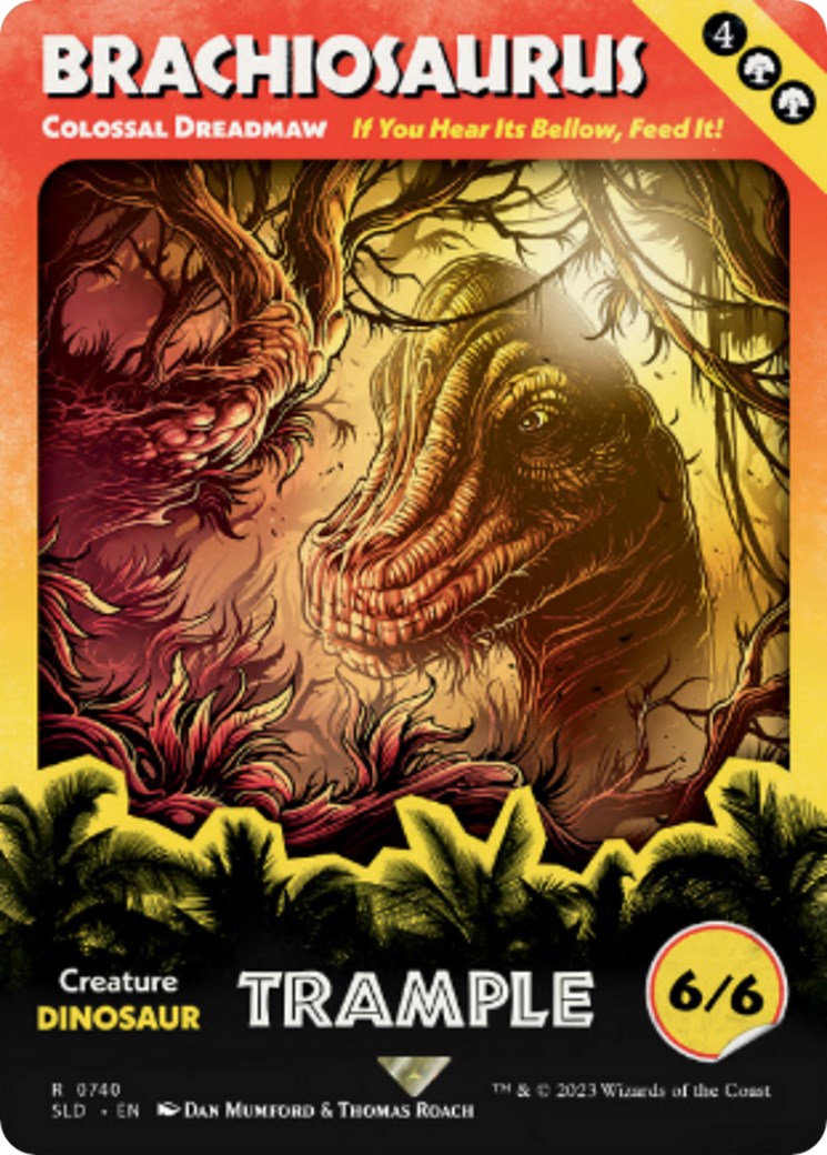 Brachiosaurus - Colossal Dreadmaw [Secret Lair Drop Series] | Play N Trade Winnipeg