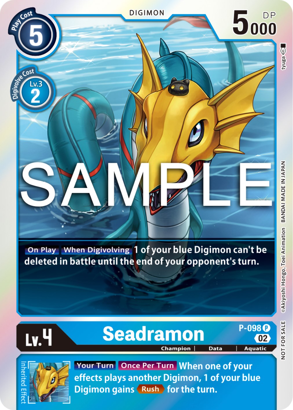 Seadramon [P-098] - P-098 (Limited Card Pack Ver.2) [Promotional Cards] | Play N Trade Winnipeg