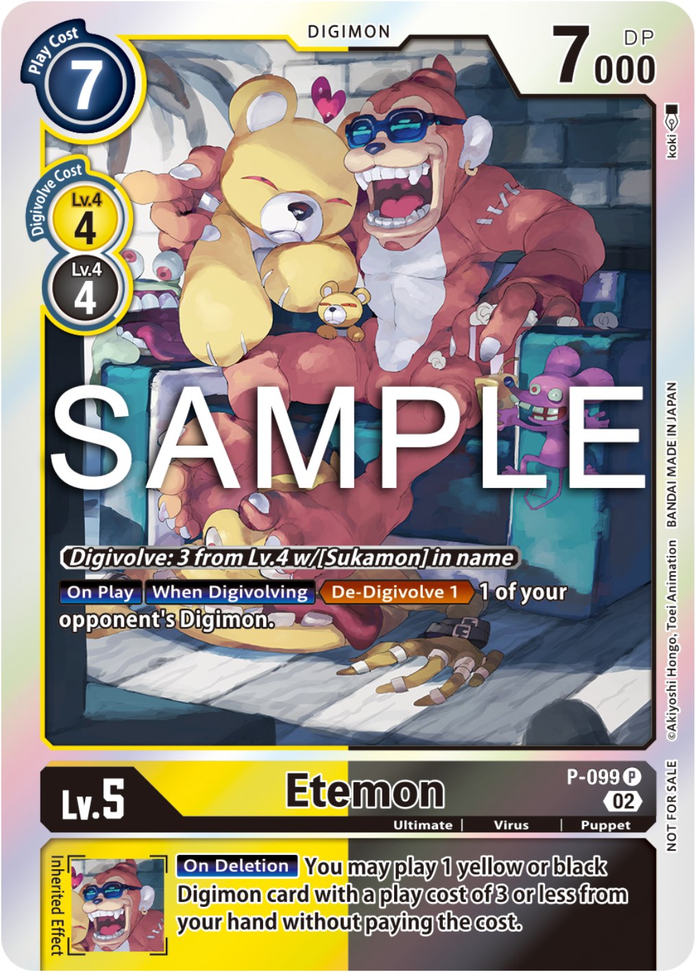 Etemon [P-099] (Limited Card Pack Ver.2) [Promotional Cards] | Play N Trade Winnipeg