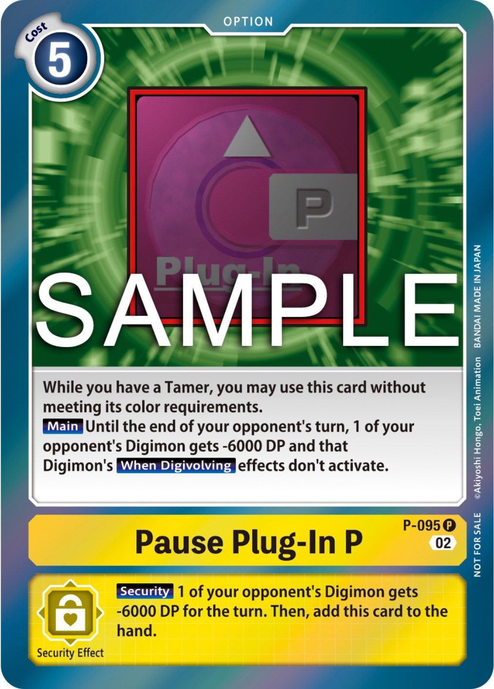 Pause Plug-In P [P-095] (3rd Anniversary Update Pack) [Promotional Cards] | Play N Trade Winnipeg