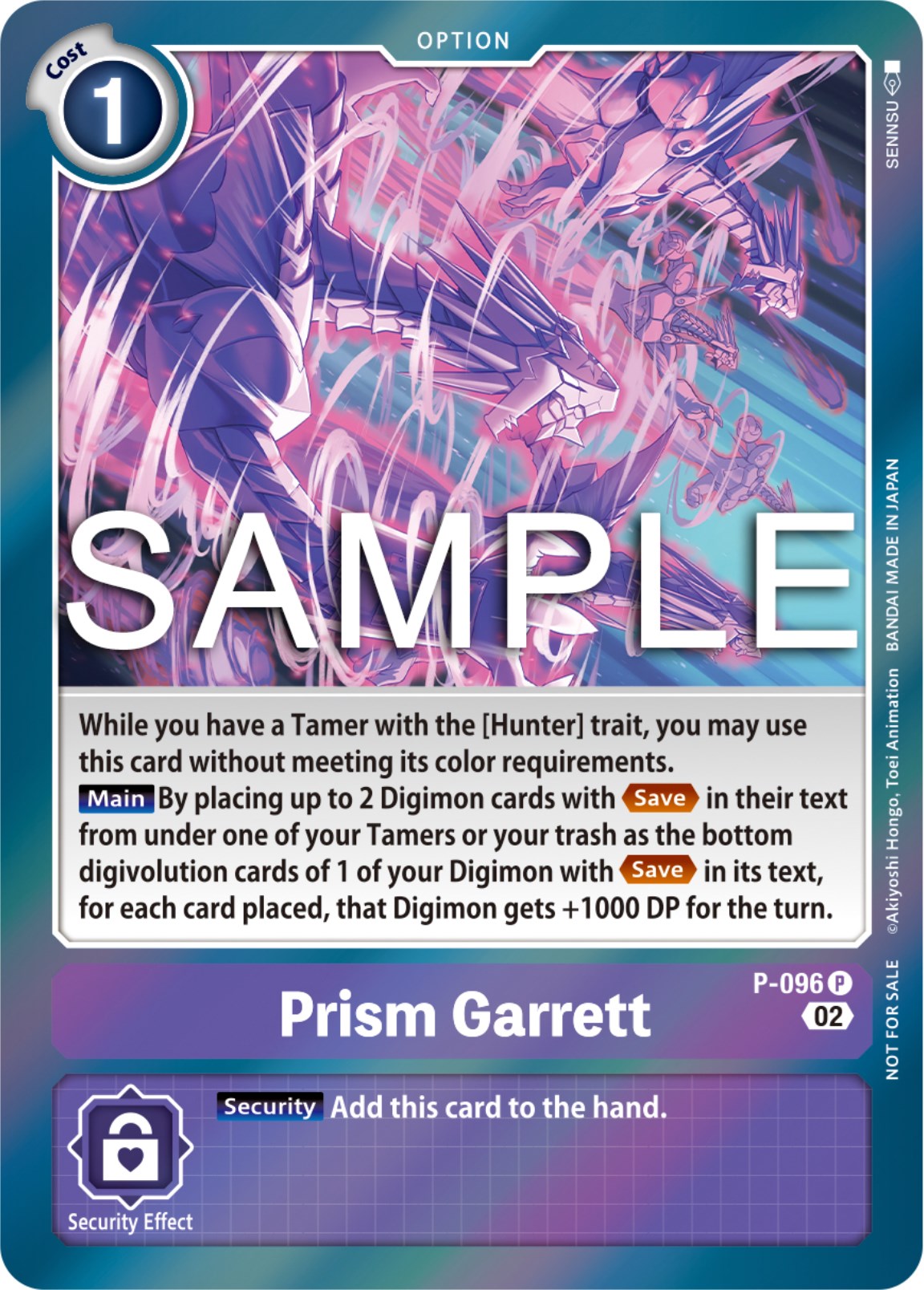 Prism Garrett [P-096] (3rd Anniversary Update Pack) [Promotional Cards] | Play N Trade Winnipeg