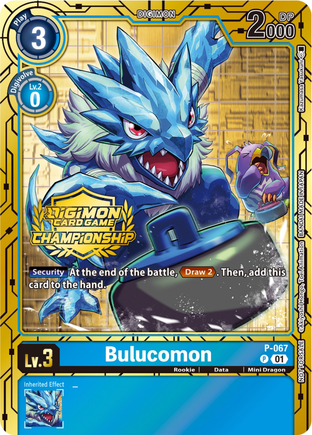 Bulucomon [P-067] (Championship 2023 Gold Card Set) [Promotional Cards] | Play N Trade Winnipeg