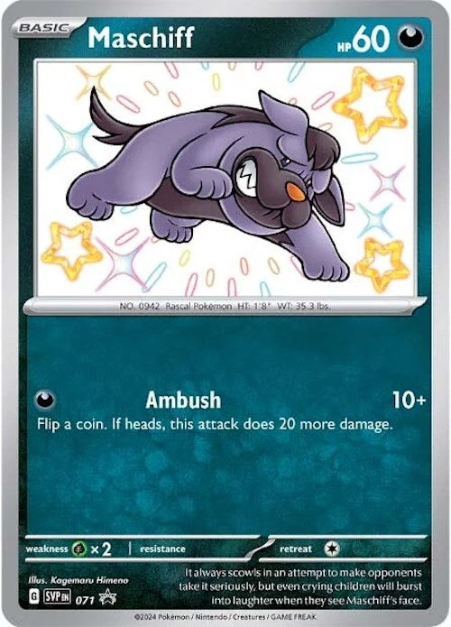 Maschiff (SVP071) [Scarlet & Violet: Black Star Promos] | Play N Trade Winnipeg