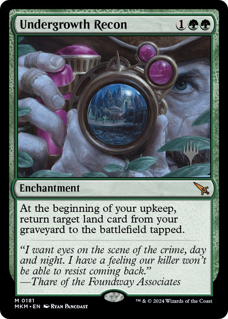 Undergrowth Recon (Promo Pack) [Murders at Karlov Manor Promos] | Play N Trade Winnipeg