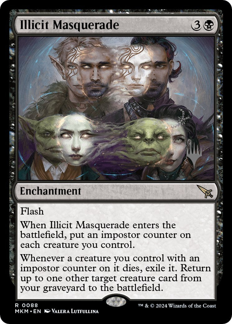 Illicit Masquerade (Promo Pack) [Murders at Karlov Manor Promos] | Play N Trade Winnipeg