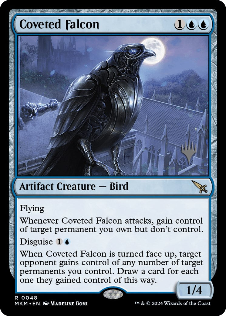 Coveted Falcon (Promo Pack) [Murders at Karlov Manor Promos] | Play N Trade Winnipeg