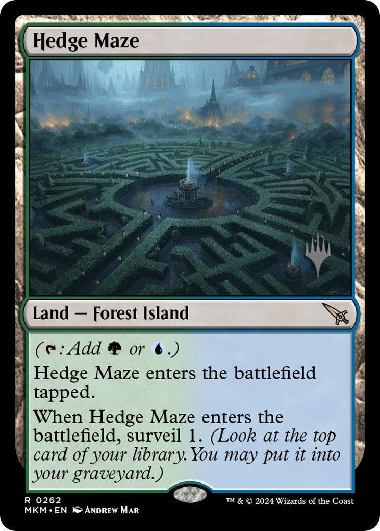 Hedge Maze (Promo Pack) [Murders at Karlov Manor Promos] | Play N Trade Winnipeg