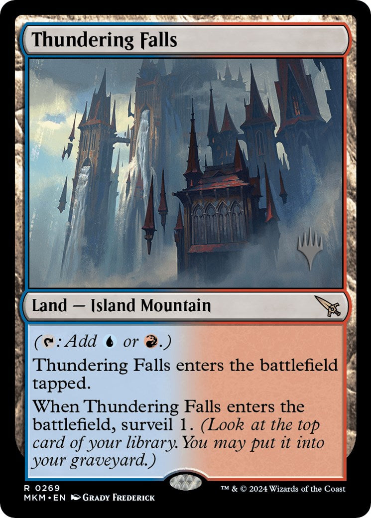 Thundering Falls (Promo Pack) [Murders at Karlov Manor Promos] | Play N Trade Winnipeg