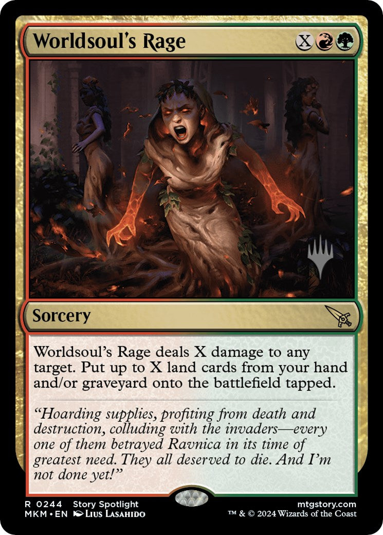 Worldsoul's Rage (Promo Pack) [Murders at Karlov Manor Promos] | Play N Trade Winnipeg