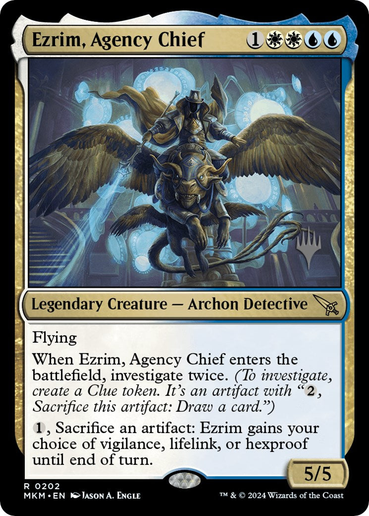 Ezrim, Agency Chief (Promo Pack) [Murders at Karlov Manor Promos] | Play N Trade Winnipeg