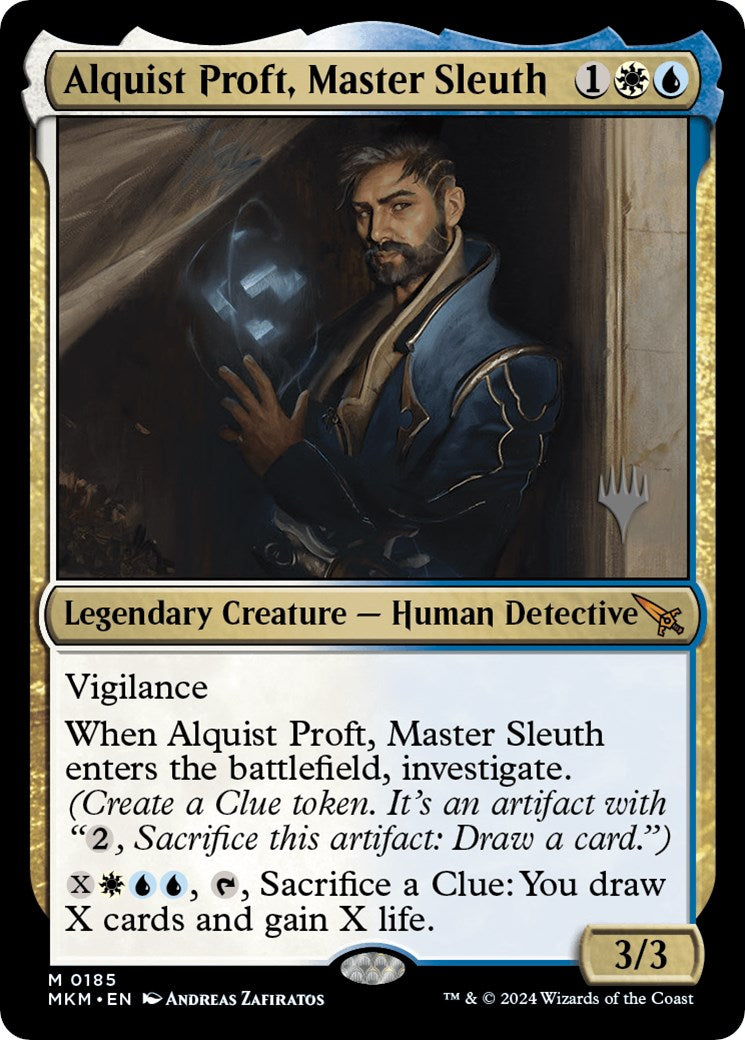 Alquist Proft, Master Sleuth (Promo Pack) [Murders at Karlov Manor Promos] | Play N Trade Winnipeg