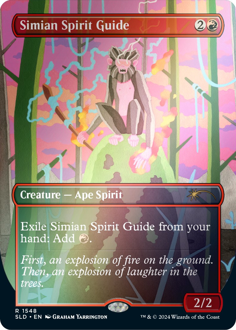 Simian Spirit Guide (Rainbow Foil) [Secret Lair Drop Series] | Play N Trade Winnipeg