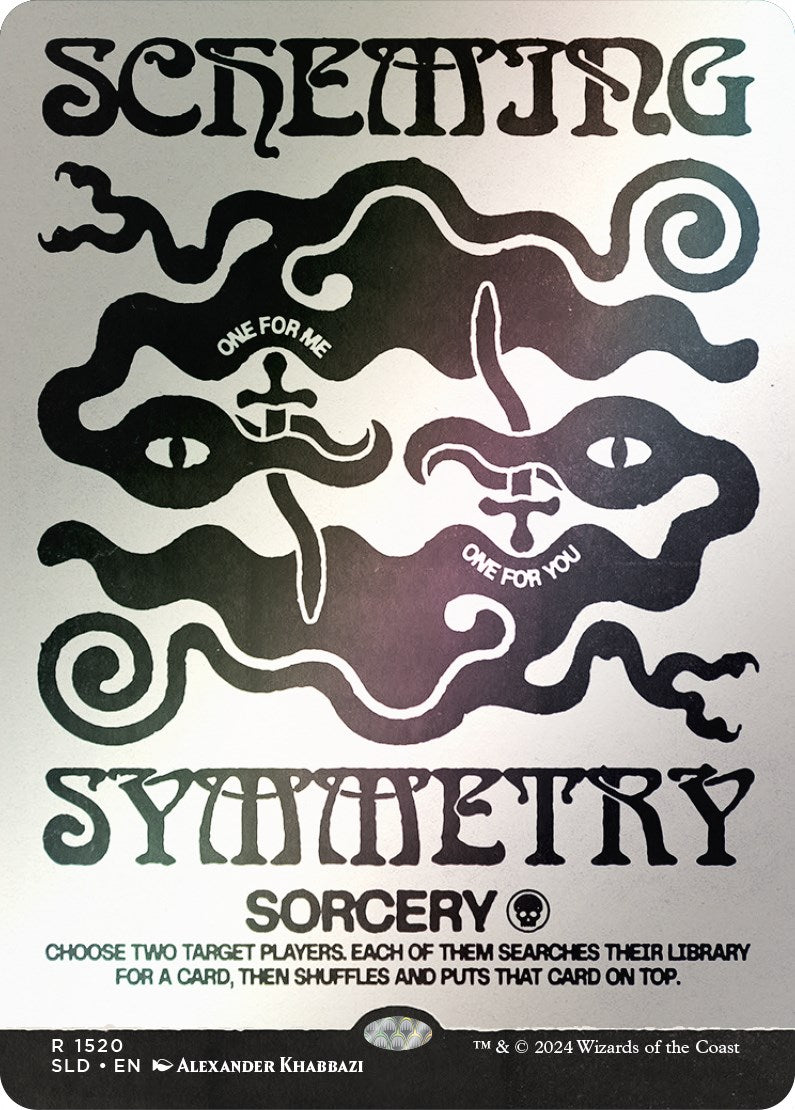 Scheming Symmetry (Rainbow Foil) [Secret Lair Drop Series] | Play N Trade Winnipeg