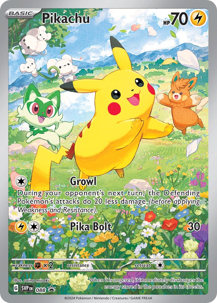 Pikachu (088) [Scarlet & Violet: Black Star Promos] | Play N Trade Winnipeg