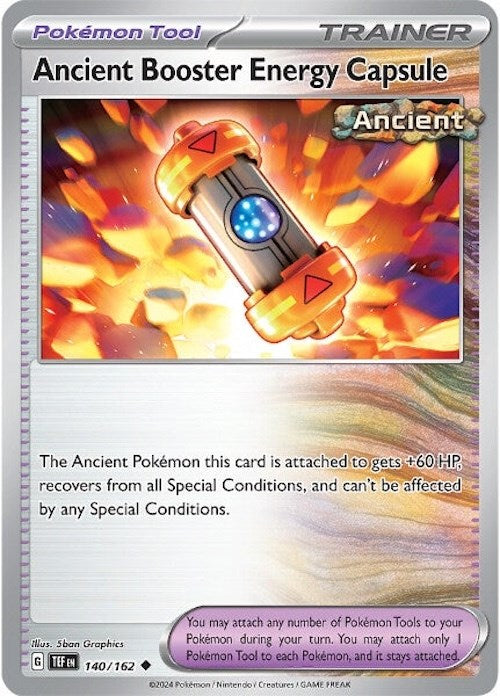 Ancient Booster Energy Capsule (140/162) [Scarlet & Violet: Temporal Forces] | Play N Trade Winnipeg