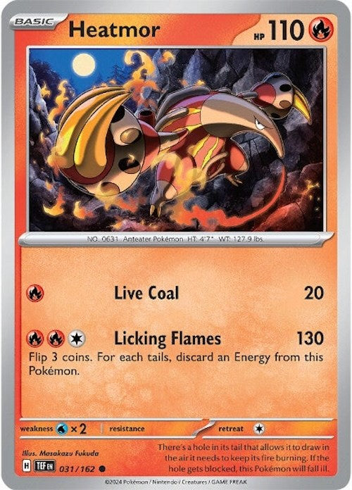 Heatmor (031/162) [Scarlet & Violet: Temporal Forces] | Play N Trade Winnipeg