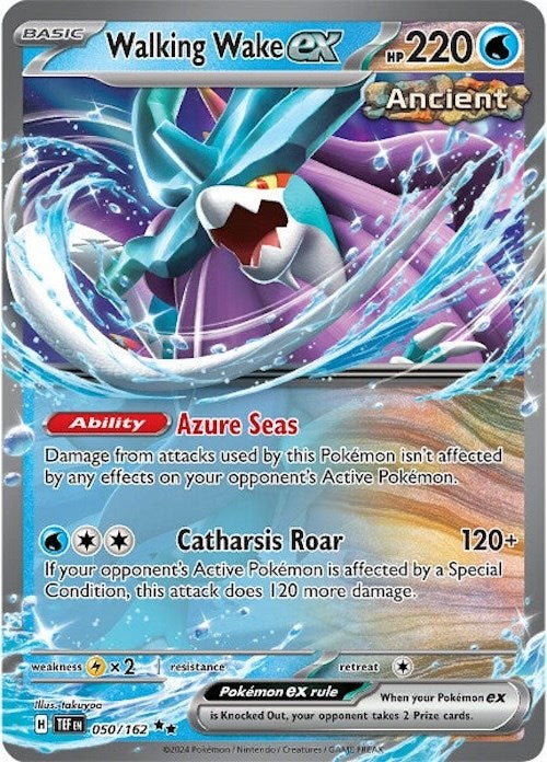 Walking Wake ex (050/162) [Scarlet & Violet: Temporal Forces] | Play N Trade Winnipeg