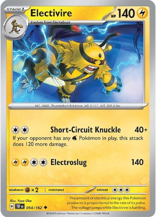 Electivire (054/162) [Scarlet & Violet: Temporal Forces] | Play N Trade Winnipeg