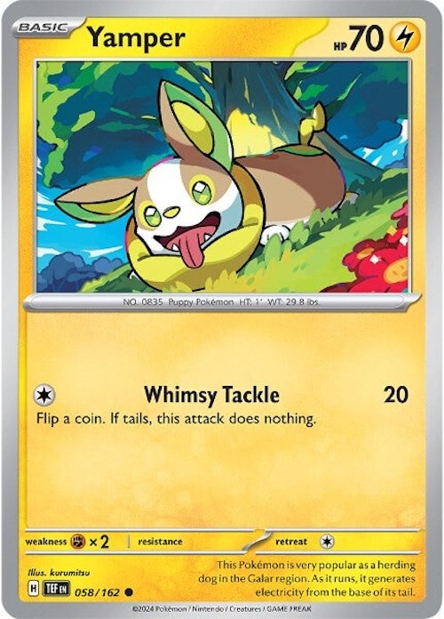 Yamper (058/162) [Scarlet & Violet: Temporal Forces] | Play N Trade Winnipeg