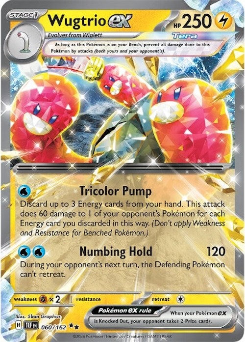 Wugtrio ex (060/162) [Scarlet & Violet: Temporal Forces] | Play N Trade Winnipeg