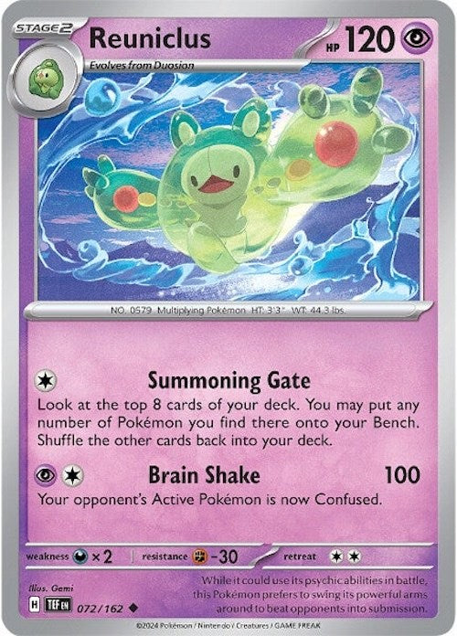 Reuniclus (072/162) [Scarlet & Violet: Temporal Forces] | Play N Trade Winnipeg