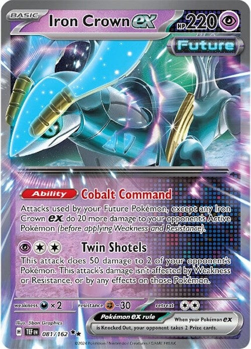 Iron Crown ex (081/162) [Scarlet & Violet: Temporal Forces] | Play N Trade Winnipeg