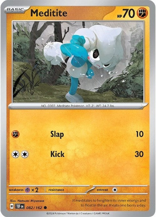 Meditite (082/162) [Scarlet & Violet: Temporal Forces] | Play N Trade Winnipeg