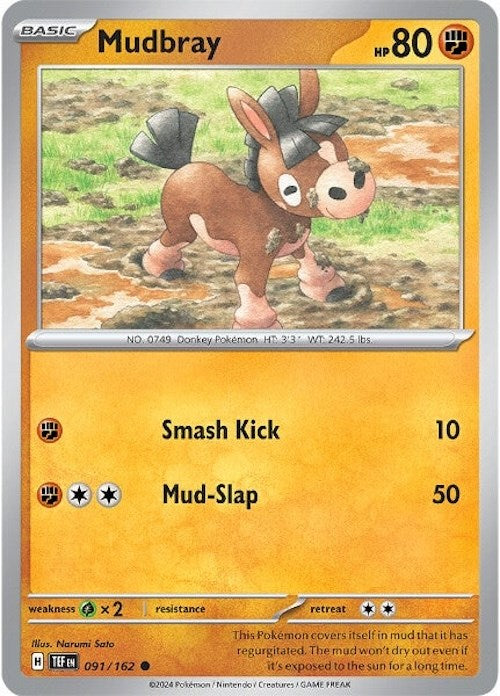 Mudbray (091/162) [Scarlet & Violet: Temporal Forces] | Play N Trade Winnipeg