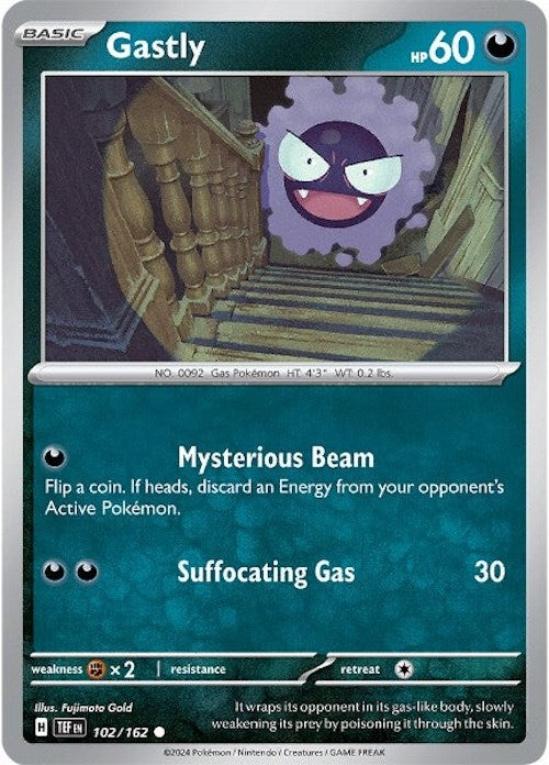 Gastly (102/162) [Scarlet & Violet: Temporal Forces] | Play N Trade Winnipeg