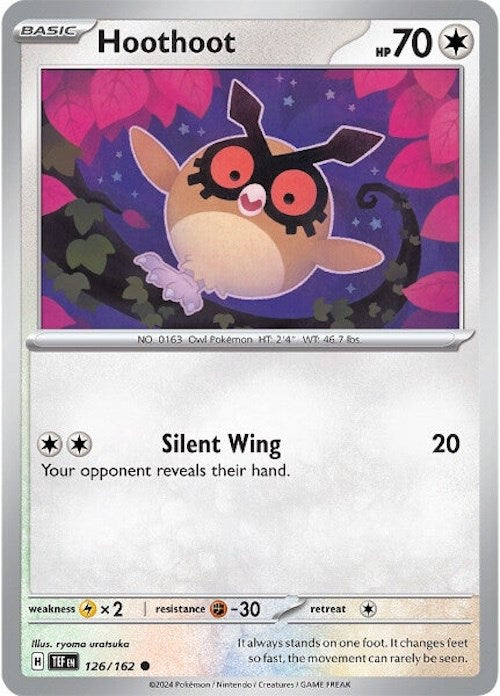 Hoothoot (126/162) [Scarlet & Violet: Temporal Forces] | Play N Trade Winnipeg