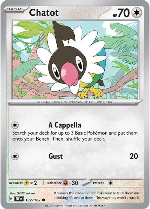 Chatot (132/162) [Scarlet & Violet: Temporal Forces] | Play N Trade Winnipeg