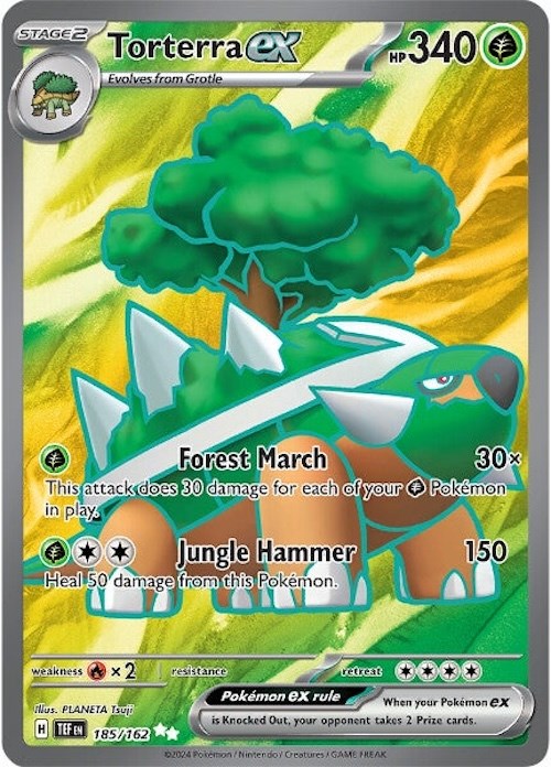 Torterra ex (185/162) [Scarlet & Violet: Temporal Forces] | Play N Trade Winnipeg