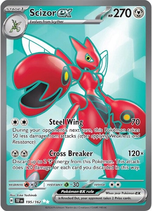 Scizor ex (195/162) [Scarlet & Violet: Temporal Forces] | Play N Trade Winnipeg