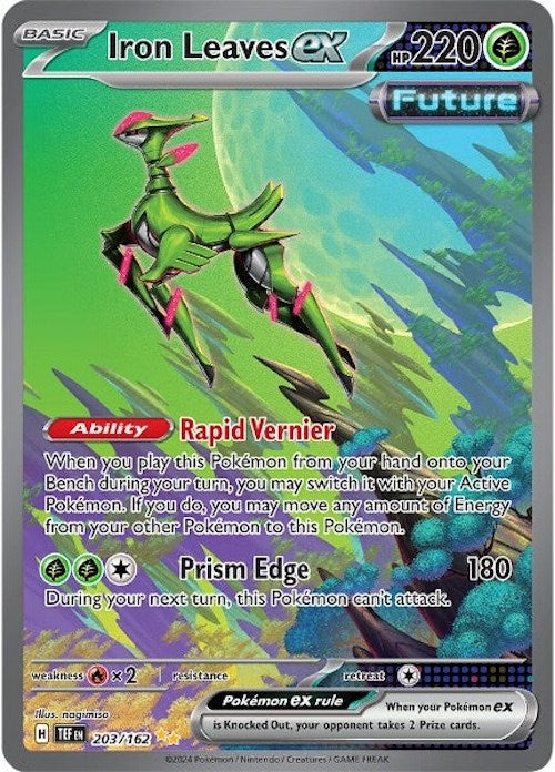 Iron Leaves ex (203/162) [Scarlet & Violet: Temporal Forces] | Play N Trade Winnipeg