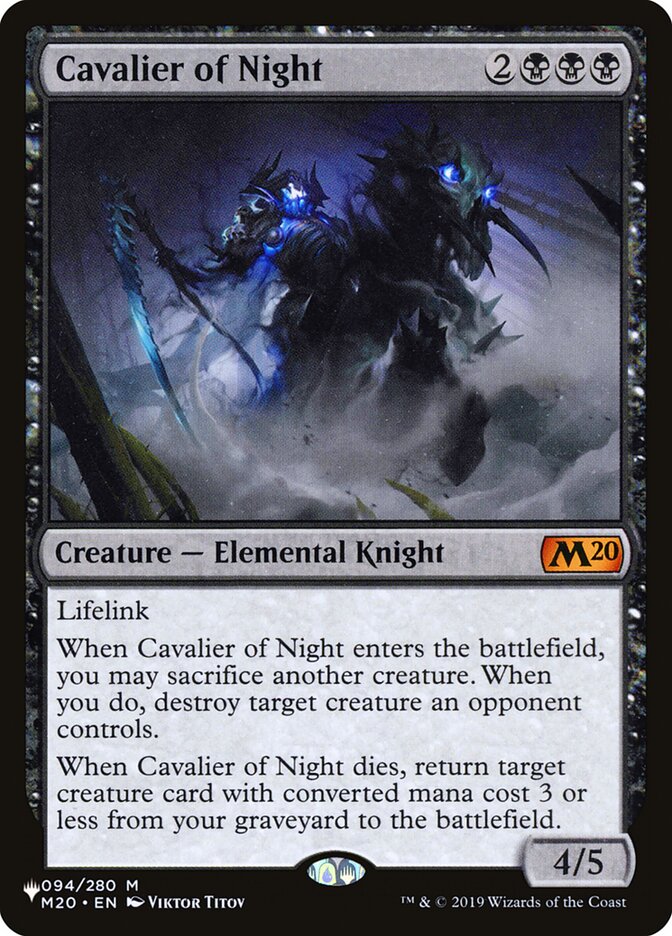 Cavalier of Night [The List] | Play N Trade Winnipeg