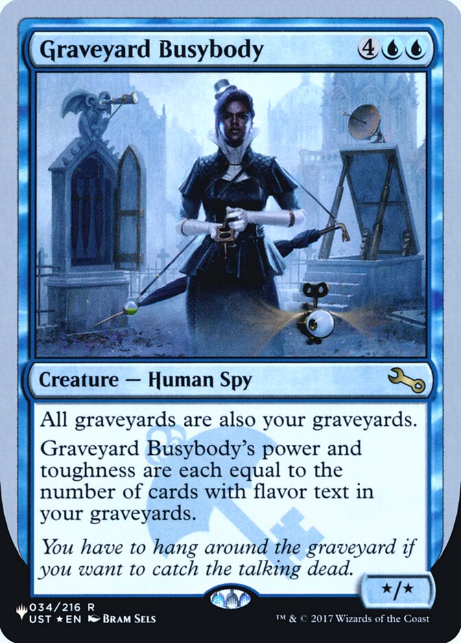 Graveyard Busybody (Unfinity Foil Edition) [The List] | Play N Trade Winnipeg