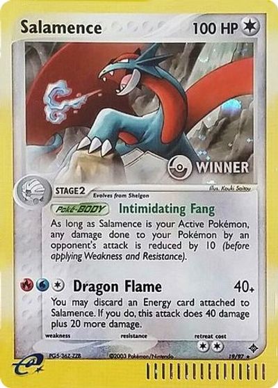 Salamence (19/97) (Winner) [League & Championship Cards] | Play N Trade Winnipeg